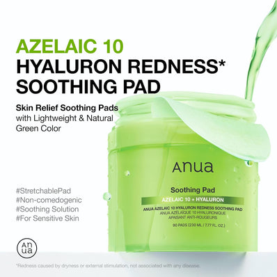 Anua - Azelaic 10 Hyaluron Redness Soothing Pad