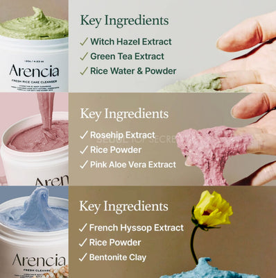 Arencia - Fresh Green Rice Mochi Cleanser