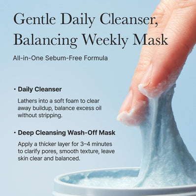 Arencia - Fresh Blue Hyssop Rice Mochi Cleanser