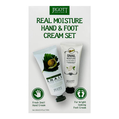 Jigott - Real Moisture Hand & Foot Cream Set