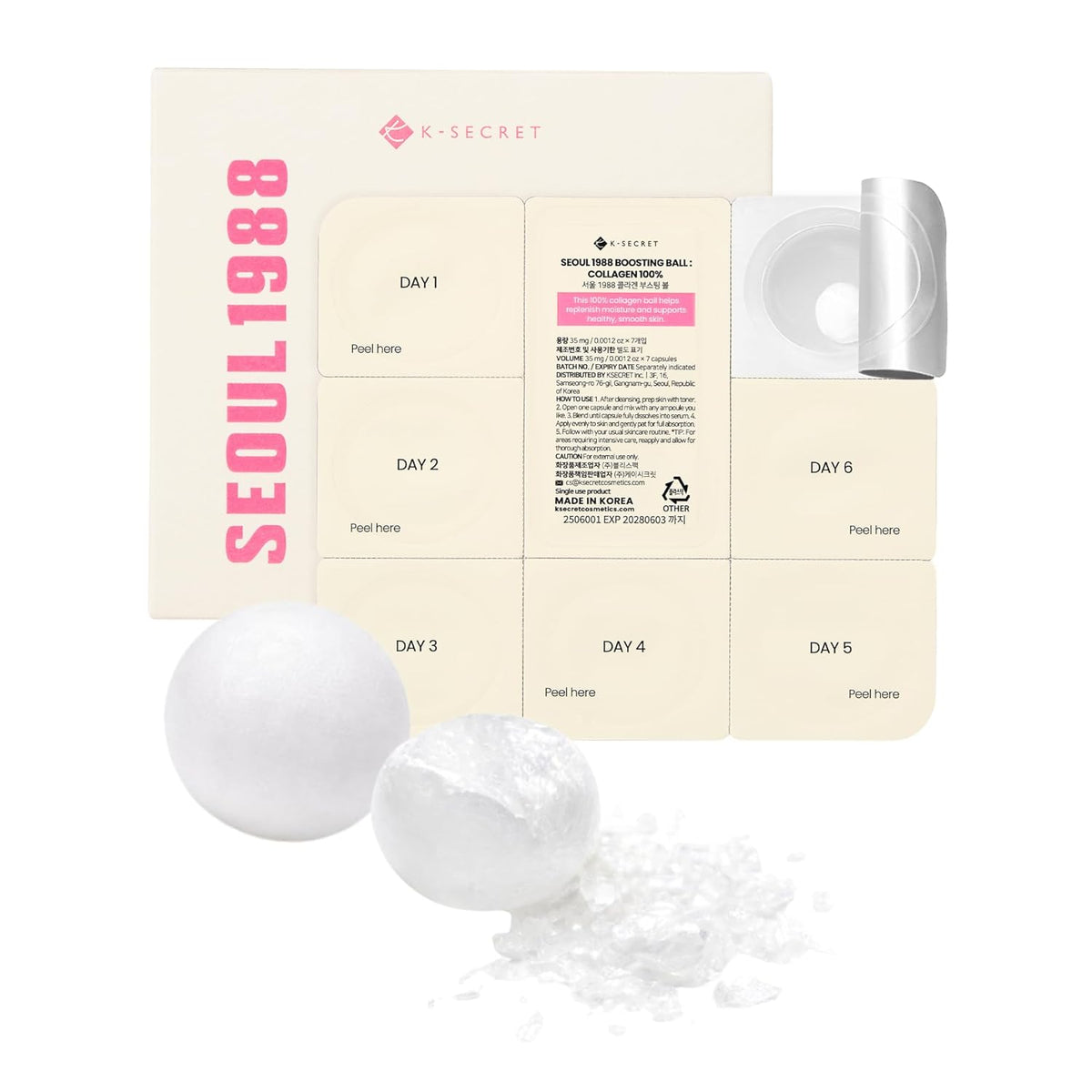 K-Secret Seoul 1988 - Boosting Ball : Collagen 100%