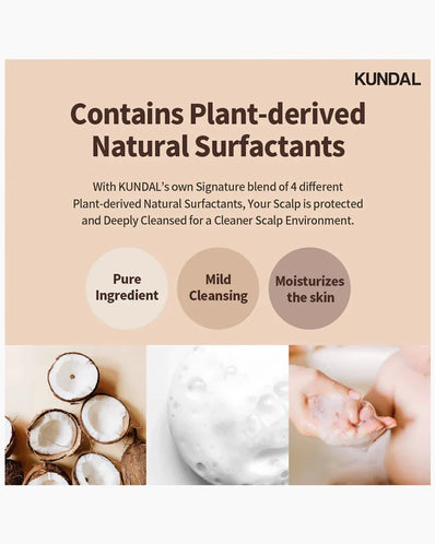 KUNDAL - Honey & Macadamia Natural Shampoo Cherry Blossom