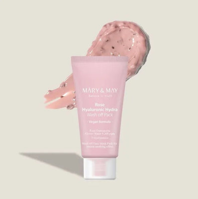 Mary & May - Rose Hyaluronic Hydra Wash Off Pack