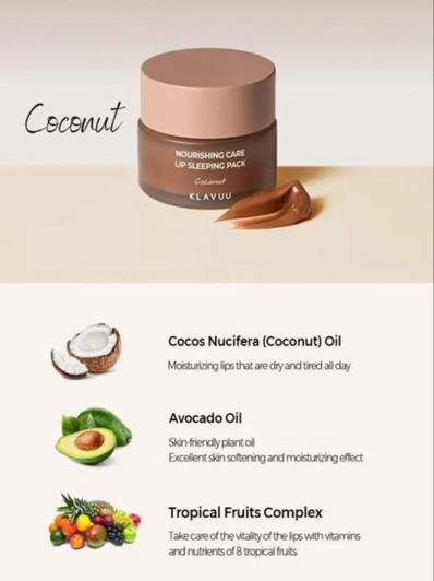 Klavuu - Nourishing Care Lip Sleeping Pack (Renew)