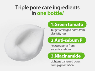 Sungboon Editor - Green Tomato Deep Pore Cleansing Ultra Whipping Foam