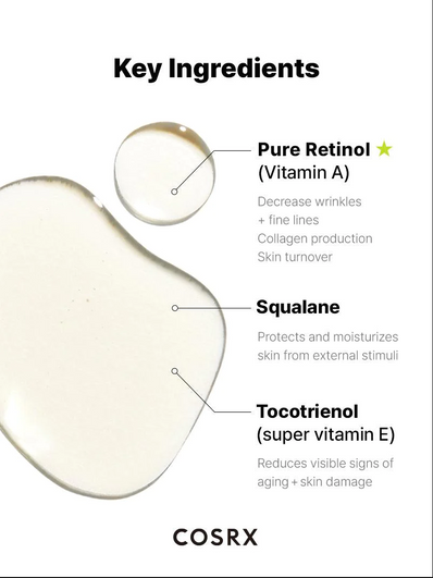 Cosrx - The Retinol 0.5 Oil