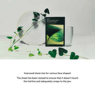 Abib - Gummy Sheet Mask Heartleaf Sticker