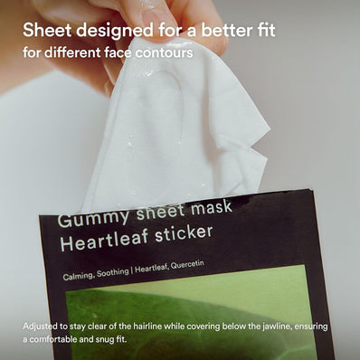 Abib - Gummy Sheet Mask Heartleaf Sticker