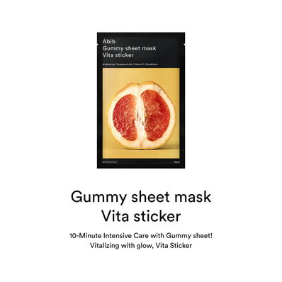Abib - Gummy Sheet Mask Vita Sticker