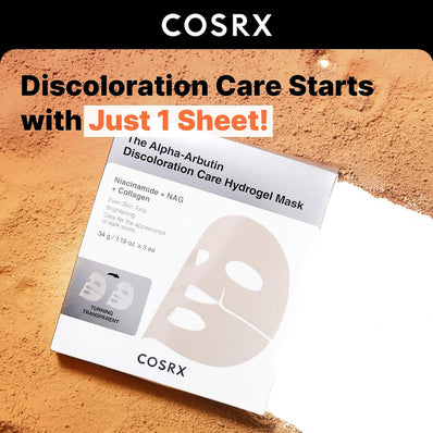 Cosrx - The Alpha-Arbutin Discoloration Care Hydrogel Mask