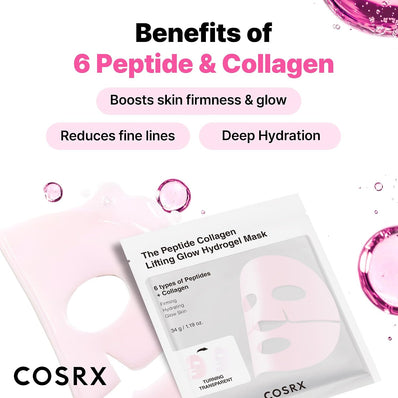 Cosrx - The Peptide Collagen Lifting Glow Hydrogel Mask